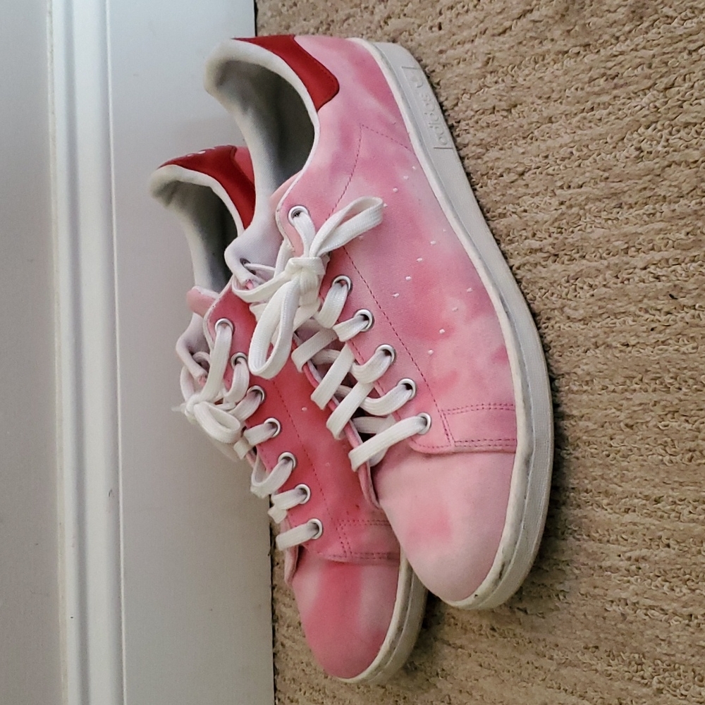 Men's 10.5 Stan Smith pink and red Adidas